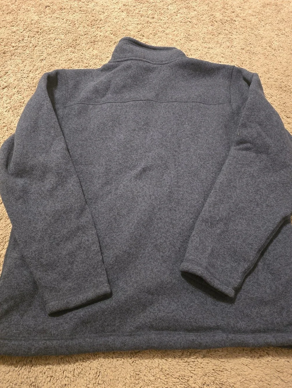 The North Face Men's Gordon Lyons 1/4 Zip Fleece Jacket Navy Blue Size XL